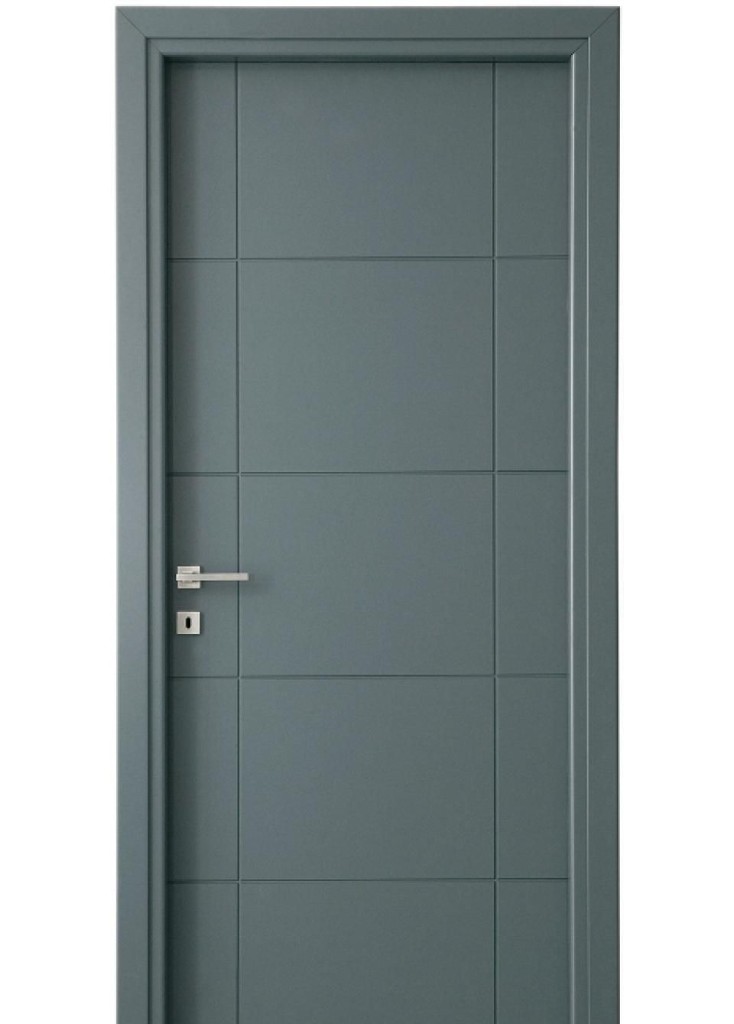 Fensterung main entrance door — solid core fluted design Pune
