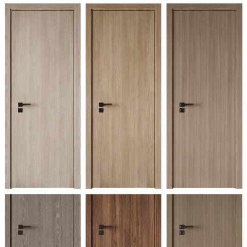 Solid timber wooden door — stile and rail panels Teak Sal Meranti